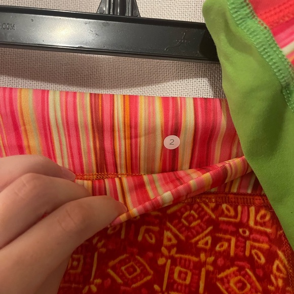 triple flip athletic wear girls size 6 top and skirt set - Picture 2 of 4